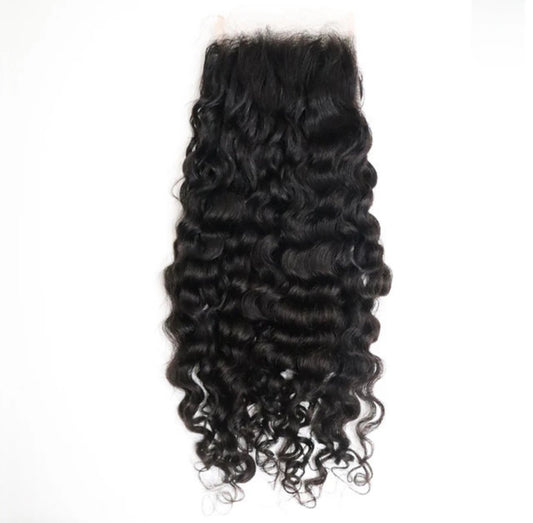 Raw Burmese Curly 5X5 HD Closure