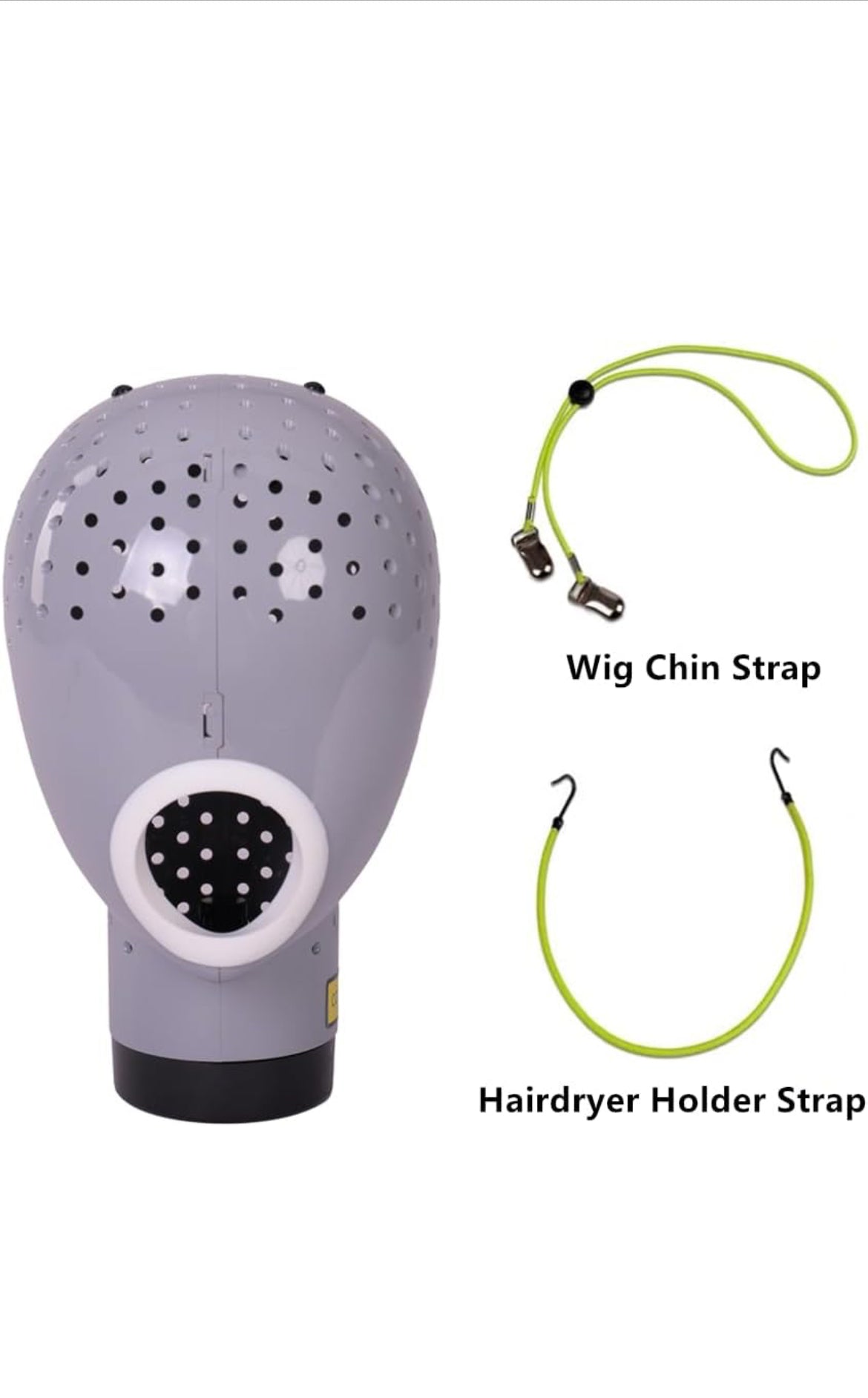 Wig Head Dryer Stand Wig Holder Mannequin Head, Drying Wig From Inside to Outside