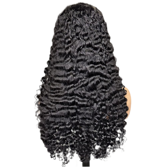 Premade Burmese Curly HD Lace 5X5 Closure Wig